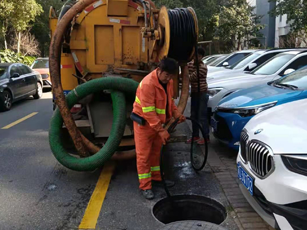 海棠排污管道清淤